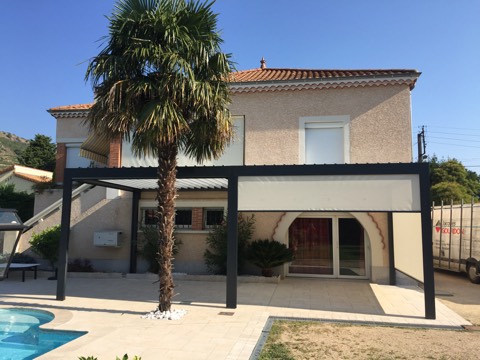 Pose pergola bioclimatique Valence