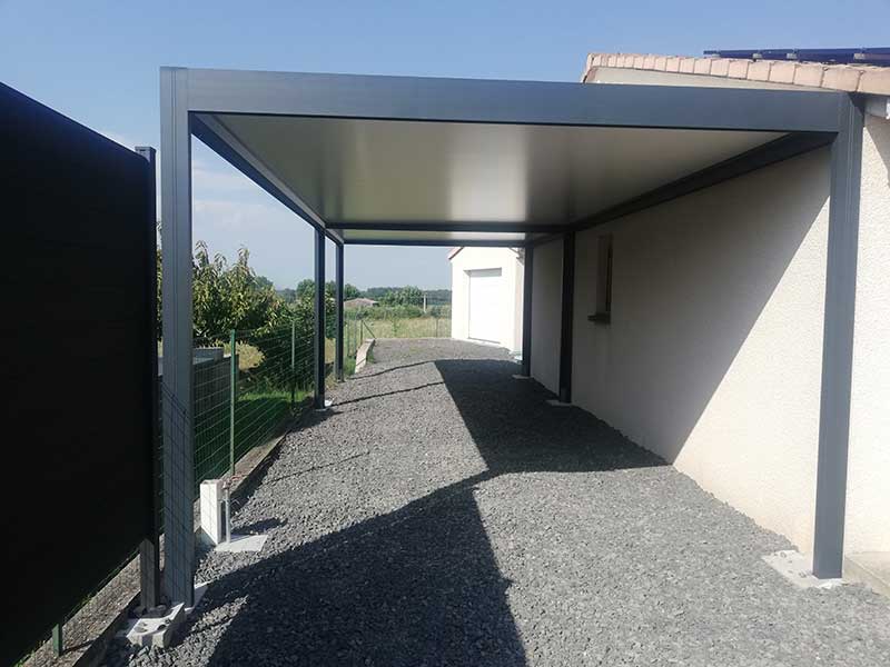 Installation de carport à Baix en Ardèche