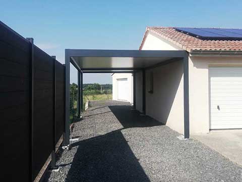 Pose de carport à Baix en Ardèche